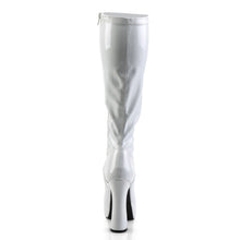 Load image into Gallery viewer, ELECTRA-2000Z 5&quot; Heel White Patent Pole Dancing Platforms