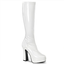 Load image into Gallery viewer, ELECTRA-2000Z 5&quot; Heel White Patent Pole Dancing Platforms