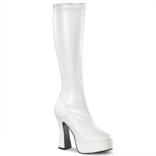 ELECTRA-2000Z Pleaser 5 Inch Heel White Pole Dancer Platform