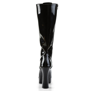 ELECTRA-2020 5 Inch Heel Black Patent Pole Dancing Platforms