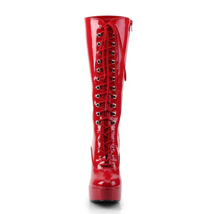 ELECTRA-2020 Pleaser 5 Inch Heel Red Pole Dancing Platforms