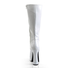 Load image into Gallery viewer, ELECTRA-2020 5 Inch Heel White Patent Pole Dancing Platforms