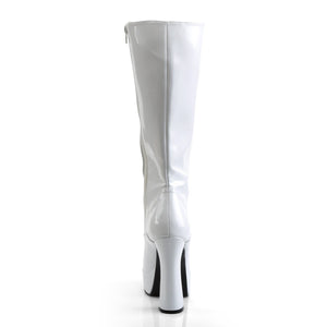 ELECTRA-2020 5 Inch Heel White Patent Pole Dancing Platforms