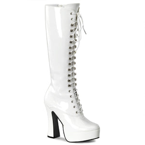 ELECTRA-2020 5 Inch Heel White Patent Pole Dancing Platforms