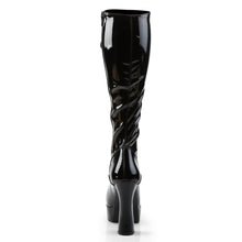 Load image into Gallery viewer, ELECTRA-2023 5&quot; Black Stretch Patent Pole Dancer Platforms