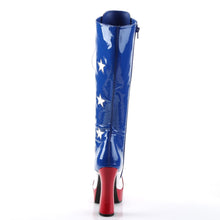 Load image into Gallery viewer, ELECTRA-2030 Funtasma 5&quot; Heel Blue and White Women&#39;s Boots