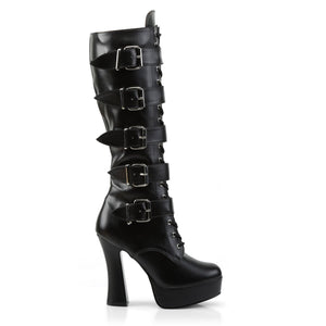 ELECTRA-2042 Pleaser 5 Inch Heel Black Pole Dancer Platforms