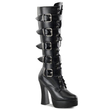 Load image into Gallery viewer, ELECTRA-2042 Pleaser 5 Inch Heel Black Pole Dancer Platforms