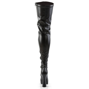 ELECTRA-3000Z Pleaser 5 Inch Heel Black Pole Dancer Platform