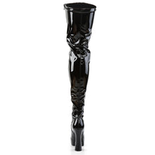 Load image into Gallery viewer, ELECTRA-3000Z 5&quot; Black Stretch Patent Pole Dancer Platforms