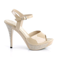 Load image into Gallery viewer, ELEGANT-409 Fabulicious 4.5 Inch Heel Cream Patent Sexy Shoe