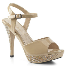 Load image into Gallery viewer, ELEGANT-409 Fabulicious 4.5 Inch Heel Cream Patent Sexy Shoe