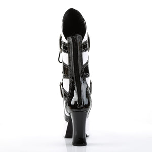 EXOTICA-1050 Funtasma 4" Heel Black and White Women's Boots