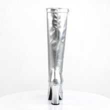 Load image into Gallery viewer, EXOTICA-2000 Funtasma 4 Inch Heel Silver Women&#39;s Boots