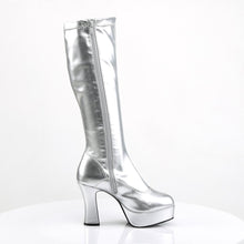 Load image into Gallery viewer, EXOTICA-2000 Funtasma 4 Inch Heel Silver Women&#39;s Boots