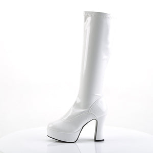 EXOTICA-2000 Funtasma 4 Inch Heel White Patent Women's Boots