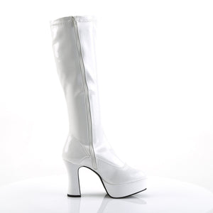 EXOTICA-2000 Funtasma 4 Inch Heel White Patent Women's Boots