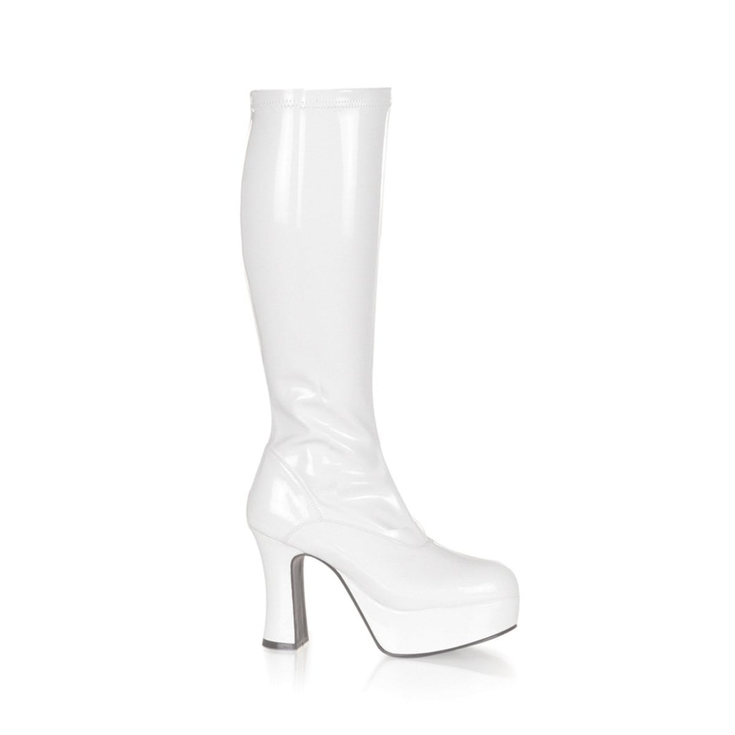 EXOTICA-2000 Funtasma 4 Inch Heel White Patent Women's Boots