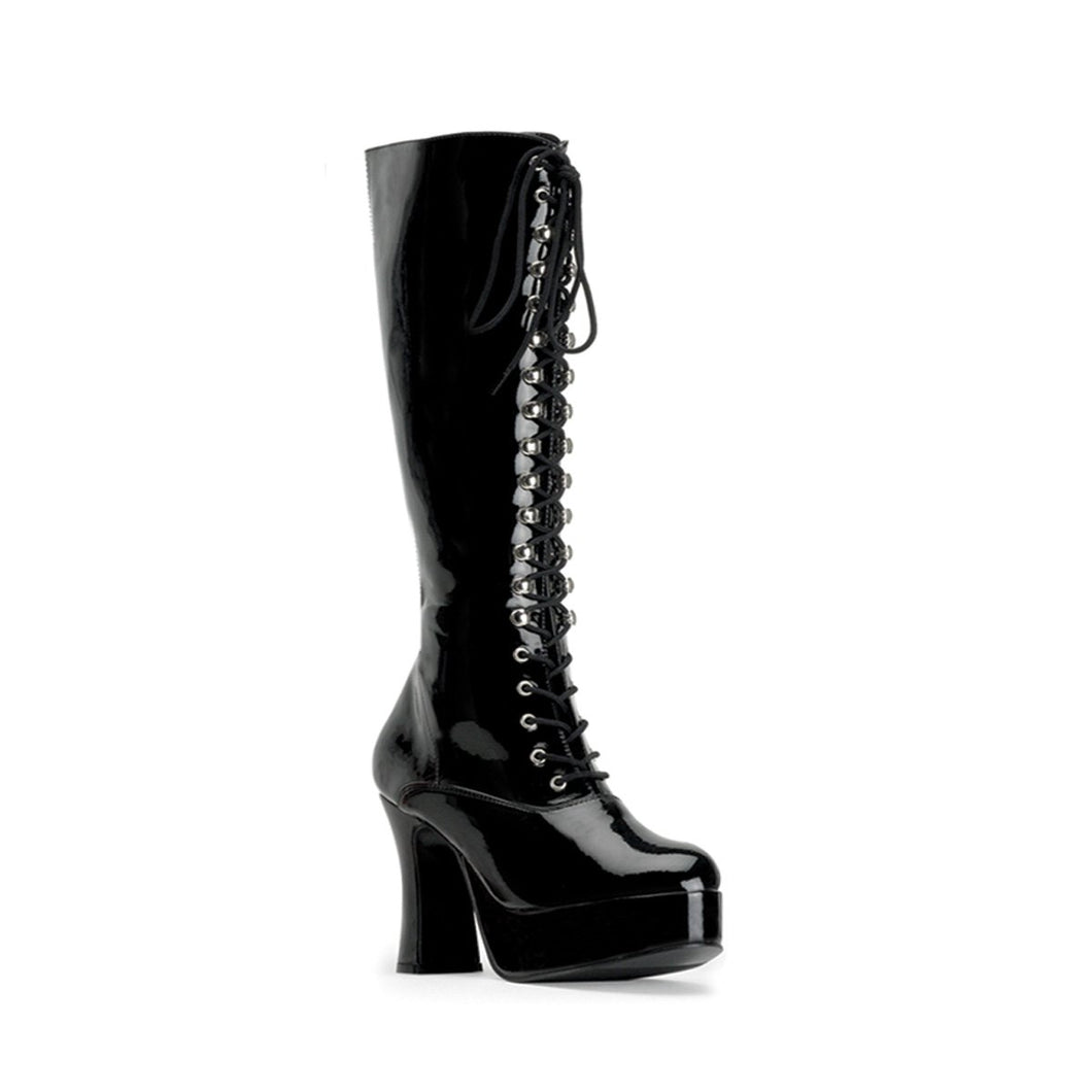 EXOTICA-2020 Funtasma 4 Inch Heel Black Patent Women's Boots