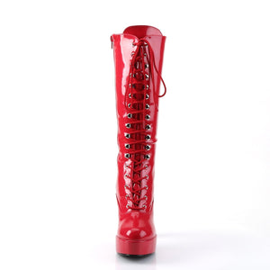 EXOTICA-2020 Funtasma 4 Inch Heel Red Women's Boots