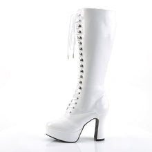 Load image into Gallery viewer, EXOTICA-2020 Funtasma 4 Inch Heel White Patent Women&#39;s Boots