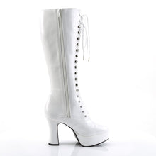 Load image into Gallery viewer, EXOTICA-2020 Funtasma 4 Inch Heel White Patent Women&#39;s Boots