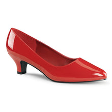 Load image into Gallery viewer, FAB-420 Pleaser Pink Label 2 Inch Heel Red Fetish Footwear