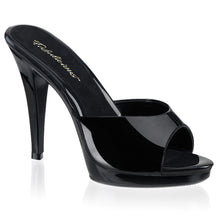 Load image into Gallery viewer, FLAIR-401-2 Fabulicious 4.5 Inch Heel Black Sexy Shoes