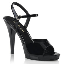 Load image into Gallery viewer, FLAIR-409 Fabulicious 4.5 Inch Heel Black Patent Sexy Shoes