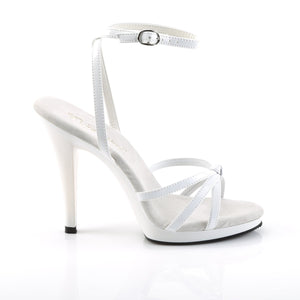 FLAIR-436 Fabulicious 4.5 Inch Heel White Patent Sexy Shoes