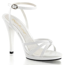 Load image into Gallery viewer, FLAIR-436 Fabulicious 4.5 Inch Heel White Patent Sexy Shoes