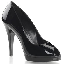 Load image into Gallery viewer, FLAIR-474 Fabulicious 4.5 Inch Heel Black Sexy Shoes