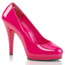 Load image into Gallery viewer, FLAIR-480 Pink Label 4.5&quot; Heel Hot Pink Platform Shoes