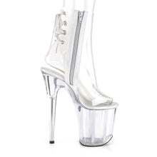 Load image into Gallery viewer, FLAMINGO-1018C Pleaser 8&quot; Heel Clear Pole Dancing Platforms