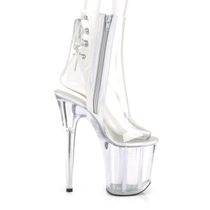 FLAMINGO-1018C Pleaser 8" Heel Clear Pole Dancing Platforms