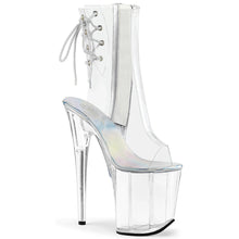 Load image into Gallery viewer, FLAMINGO-1018C Pleaser 8&quot; Heel Clear Pole Dancing Platforms