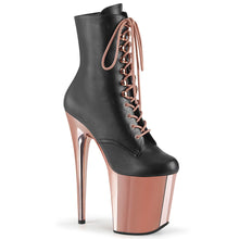 Load image into Gallery viewer, FLAMINGO-1020 Pleaser 8 Inch Heel Black Pole Dancer Platform