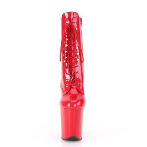 FLAMINGO-1020 Pleaser 8 Inch Heel Red Pole Dancing Platforms