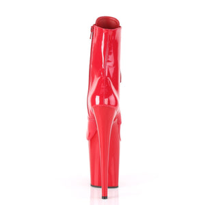 FLAMINGO-1020 Pleaser 8 Inch Heel Red Pole Dancing Platforms