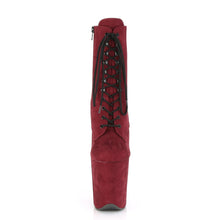 Load image into Gallery viewer, FLAMINGO-1020FS 8 Inch Heel Burgundy Pole Dancing Platforms