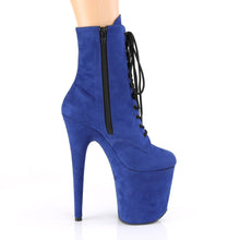 Load image into Gallery viewer, FLAMINGO-1020FS 8&quot; Heel Royal Blue Pole Dancing Platforms