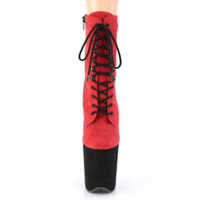 Load image into Gallery viewer, FLAMINGO-1020FSTT Pleaser 8 Inch Heel Red Pole Dance Shoes