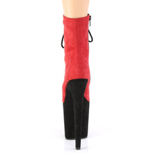 Load image into Gallery viewer, FLAMINGO-1020FSTT Pleaser 8 Inch Heel Red Pole Dance Shoes