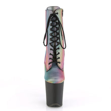 Load image into Gallery viewer, FLAMINGO-1020REFL 8 Inch Heel Rainbow Pole Dancing Platforms