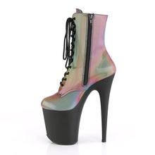 Load image into Gallery viewer, FLAMINGO-1020REFL 8 Inch Heel Rainbow Pole Dancing Platforms