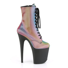 Load image into Gallery viewer, FLAMINGO-1020REFL 8 Inch Heel Rainbow Pole Dancing Platforms