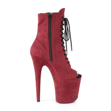 Load image into Gallery viewer, FLAMINGO-1021FS 8 Inch Heel Burgundy Pole Dancing Platforms