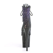 Load image into Gallery viewer, FLAMINGO-1021OMBG 8&quot; Heel Purple Glitter Strippers Shoes