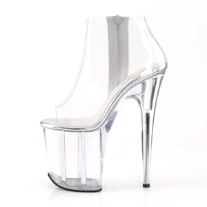 FLAMINGO-1023 Pleaser 8" Heel Clear Pole Dancing Platforms