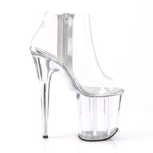 Load image into Gallery viewer, FLAMINGO-1023 Pleaser 8&quot; Heel Clear Pole Dancing Platforms